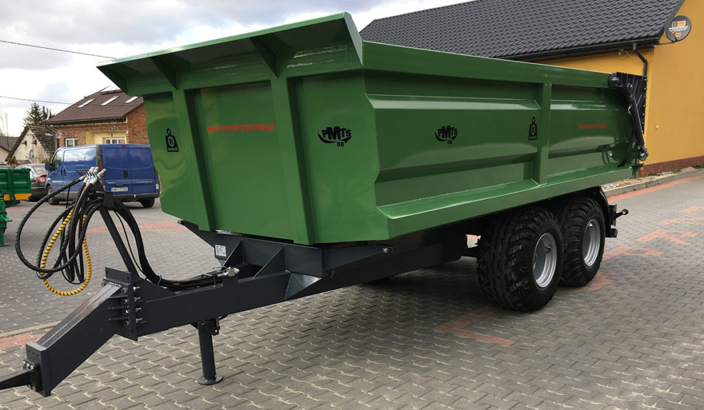 Poľnohospodársky príves dumper tandem 8t